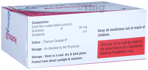 Acarboz 50mg Tablet image