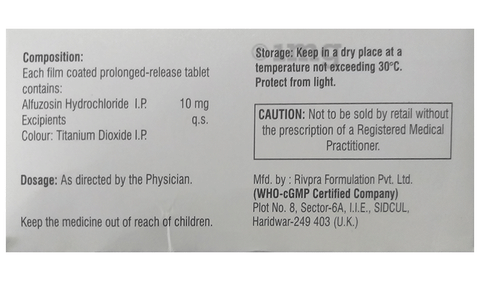 Alfuset 10 Tablet PR image