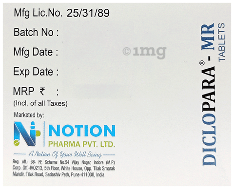 Diclopara-MR Tablet image