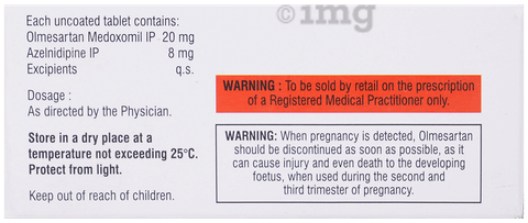 Olmesar Plus 20 Tablet image Olmesar Plus 20 Tablet image