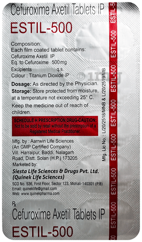 Estil 500 Tablet image