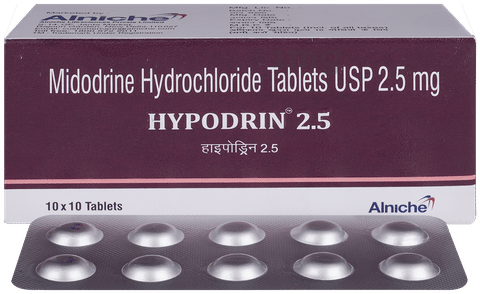 Hypodrin 2.5 Tablet image Hypodrin 2.5 Tablet image