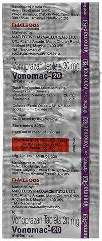 VOnomac 20mg Tablet image VOnomac 20mg Tablet image