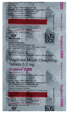 Voglistar - MD 0.2 Tablet image