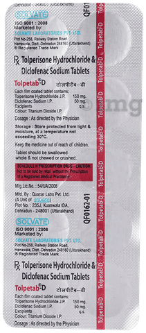Tolpetab-D 150mg/50mg Tablet