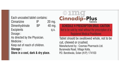 Cinnadip-Plus Tablet image Cinnadip-Plus Tablet image
