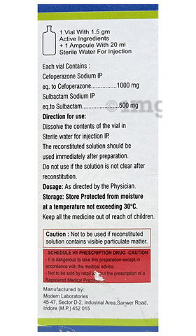 Bectazone-SB 1500 Injection image Bectazone-SB 1500 Injection image