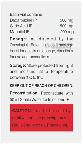 Dacarb 500mg Injection
