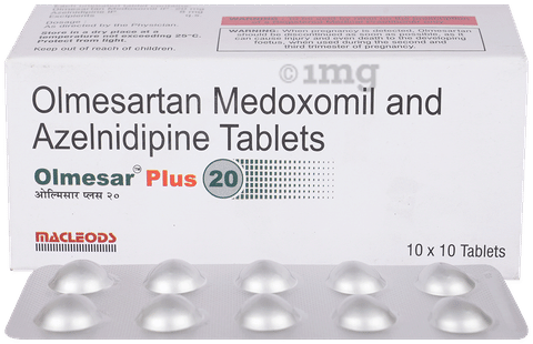 Olmesar Plus 20 Tablet image Olmesar Plus 20 Tablet image