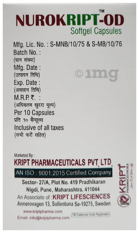 Nurokript-OD Softgel Capsule