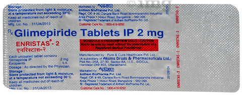 Enristas 2mg Tablet image Enristas 2mg Tablet image