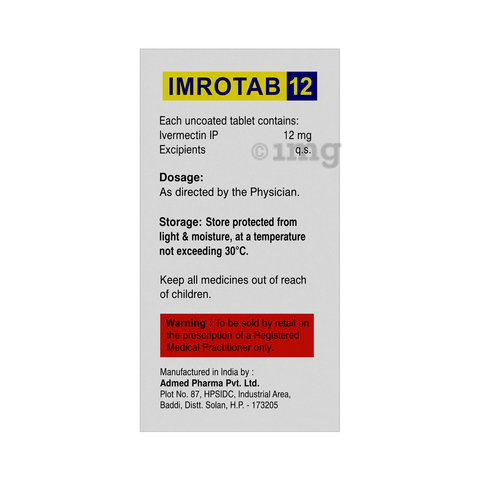 Imrotab 12mg Tablet image