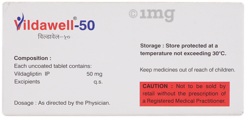 Vildawell 50mg Tablet image
