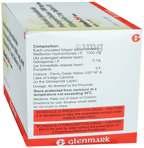 Glimulin 2MF Forte Tablet PR image Glimulin 2MF Forte Tablet PR image