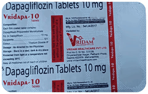 Vridapa 10 Tablet image
