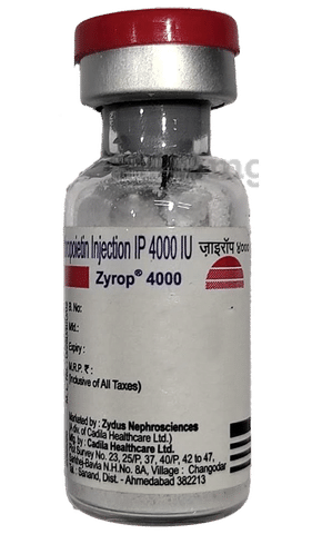 Zyrop 4000 Injection: View Uses, Side Effects, Price and Substitutes | 1mg
