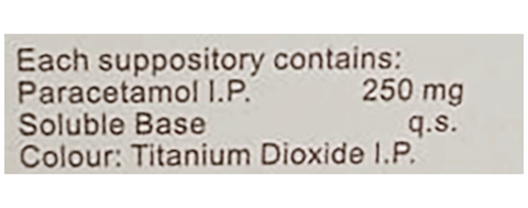 Neomol 250 Anal Suppository image Neomol 250 Anal Suppository image