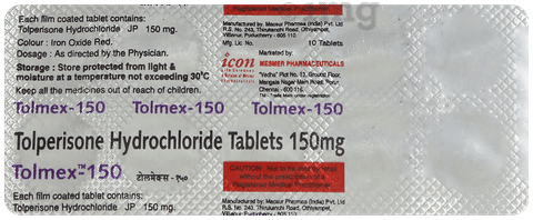 Tolmex 150mg Tablet image
