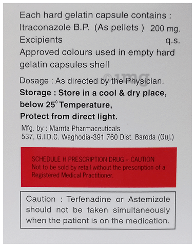 Itracure 200 Capsule image