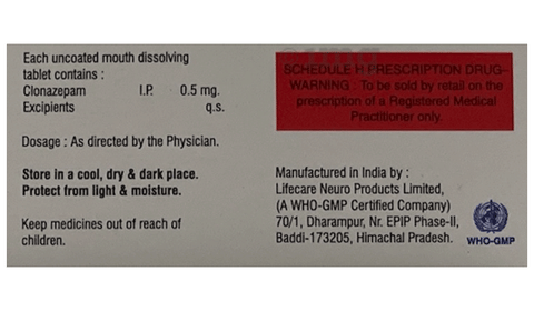 Veropam MD 0.5 Tablet image Veropam MD 0.5 Tablet image