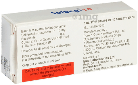 Solbeg 10mg Tablet image