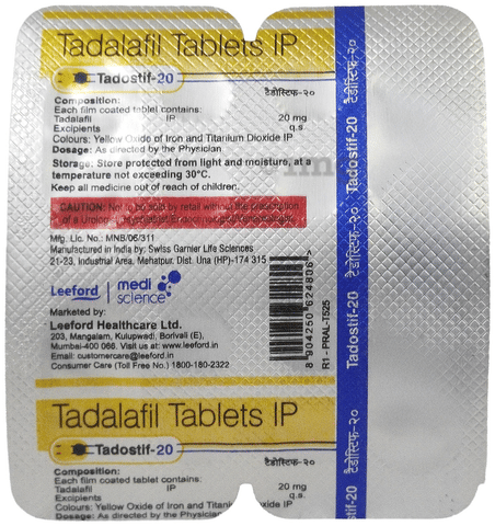 Tadostif 20mg Tablet image Tadostif 20mg Tablet image