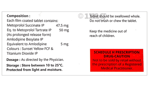 Prolowin-AM 50/5 Tablet PR image Prolowin-AM 50/5 Tablet PR image