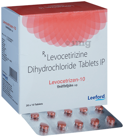 Levocetrizen 10mg Tablet image Levocetrizen 10mg Tablet image