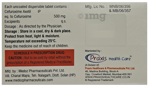 Vicocef 500 Tablet DT image Vicocef 500 Tablet DT image