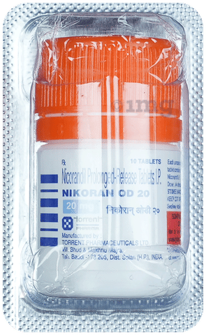Nikoran OD 20 Tablet image Nikoran OD 20 Tablet image