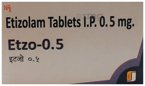 Etzo 0.5mg Tablet image