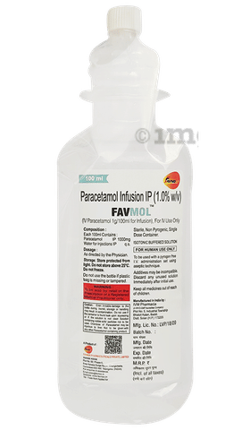 Favmol 1000mg Infusion image Favmol 1000mg Infusion image