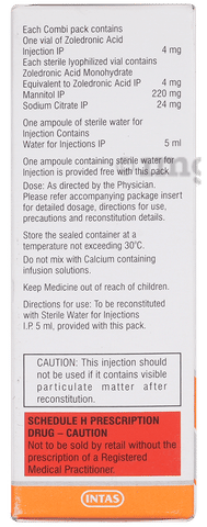 Zolasta 4mg Injection image