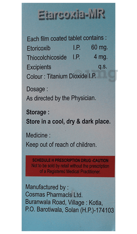 Etarcoxia-MR Tablet image Etarcoxia-MR Tablet image