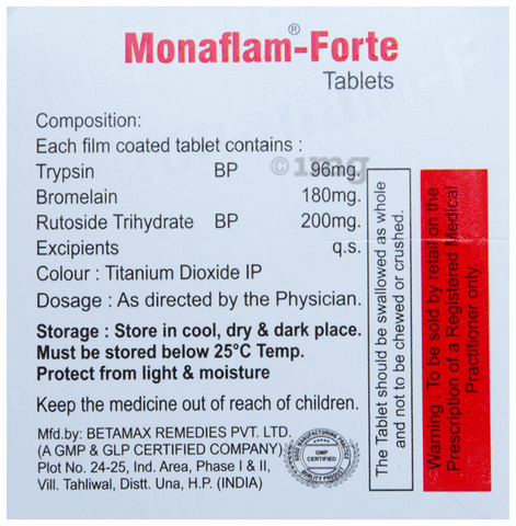 Monaflam-Forte Tablet image Monaflam-Forte Tablet image
