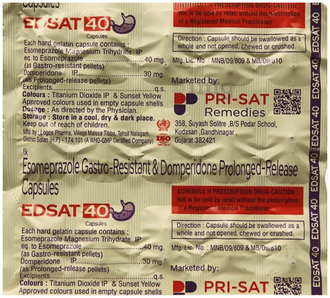 Edsat 40 Capsule PR image Edsat 40 Capsule PR image