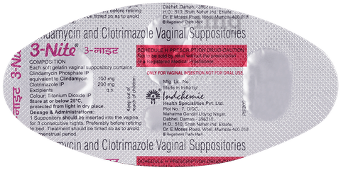 3 Nite Vaginal Suppository image