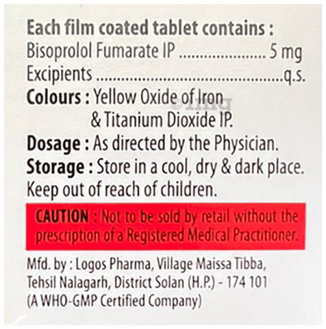 Mizocor 5 Tablet image