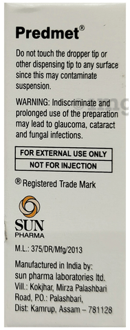 Predmet 1% Eye Drop image
