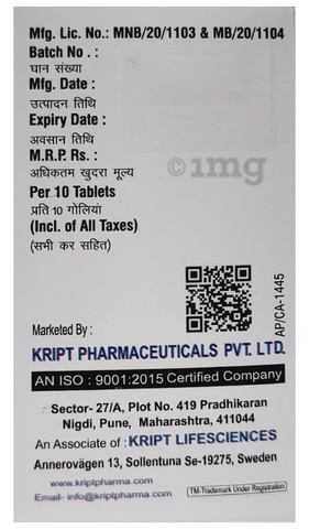 Kridom 500 Tablet image