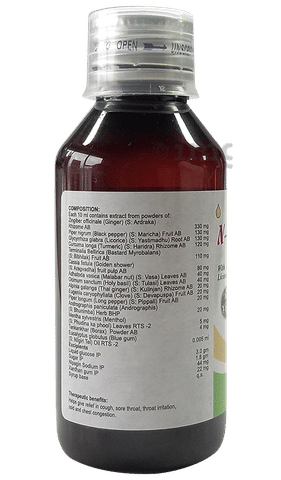 N-T-Tus -T Cough Syrup Menthol: Buy bottle of 100.0 ml Syrup at