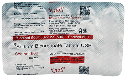 Sodinol 500 Tablet image Sodinol 500 Tablet image