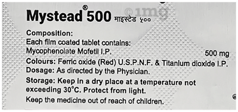 Mystead 500 Tablet image