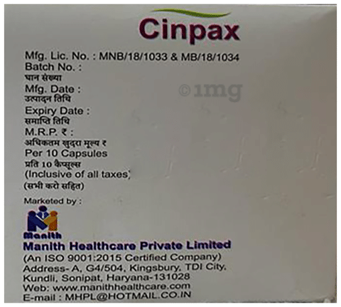 Cinpax Capsule ER