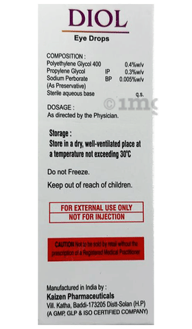 Diol Eye Drop Sterilized image Diol Eye Drop Sterilized image