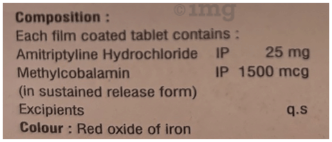 Tryptometh 25 Tablet SR image Tryptometh 25 Tablet SR image