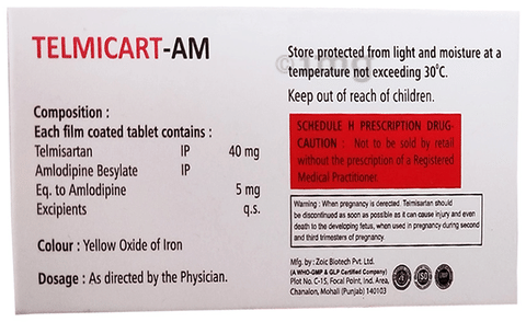 Telmicart-AM Tablet image Telmicart-AM Tablet image