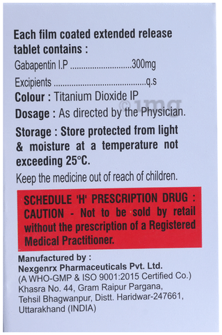 Gabazoit GRS 300 Tablet ER image