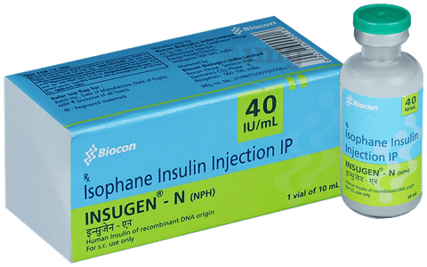 Insugen-N 40IU/ml Suspension for Injection image Insugen-N 40IU/ml Suspension for Injection image