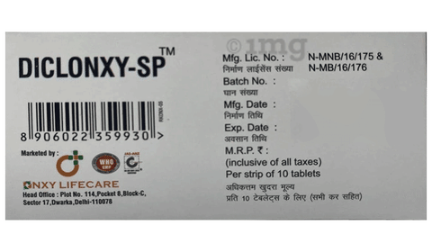 Diclonxy-SP Tablet image Diclonxy-SP Tablet image